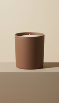 Cedar Brown Ceramic Candle